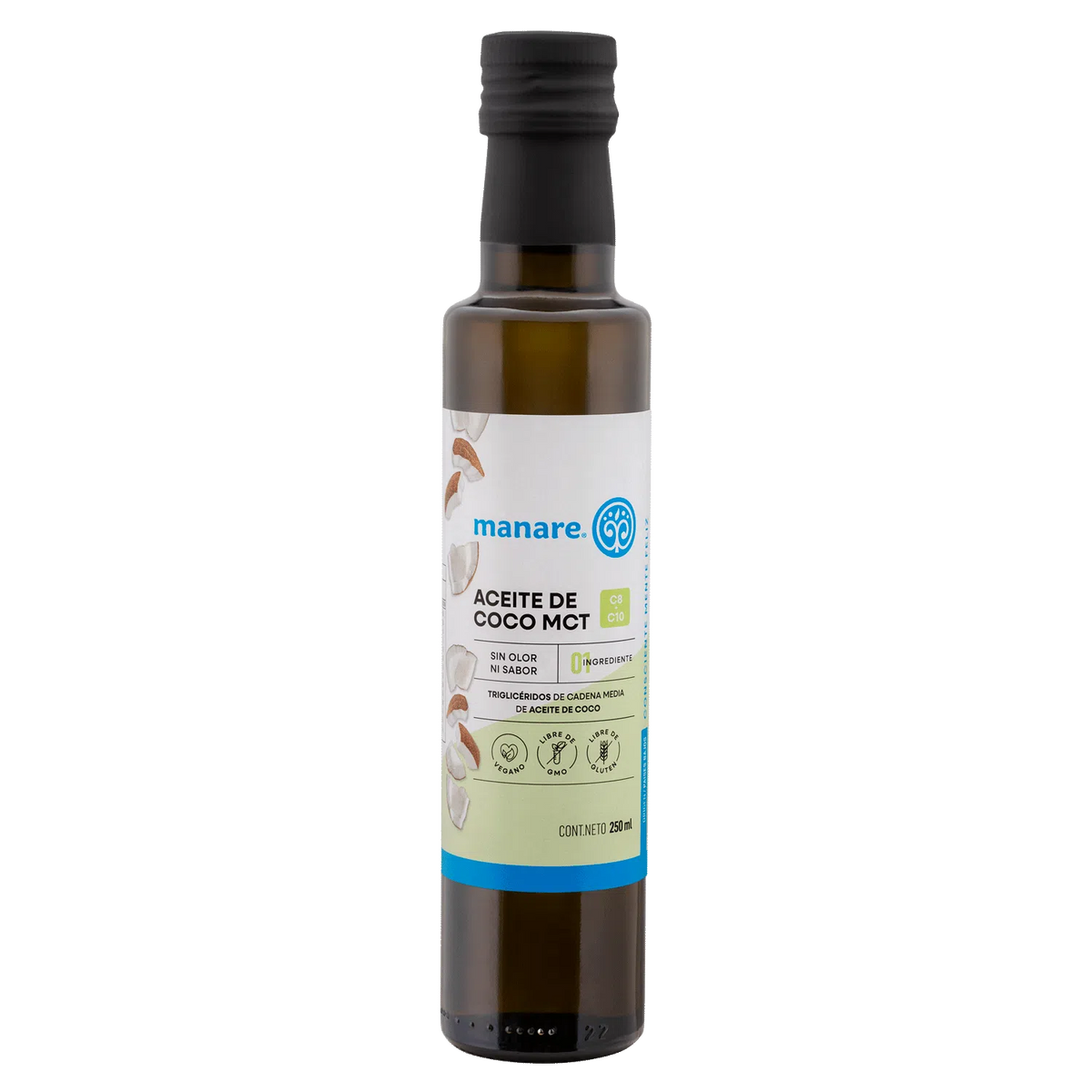 Manare- Mct Oil Aceite De Coco mtc 250 Ml