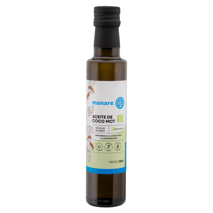 Manare- Mct Oil Aceite De Coco mtc 250 Ml
