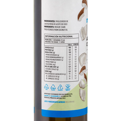 Manare- Mct Oil Aceite De Coco mtc 250 Ml