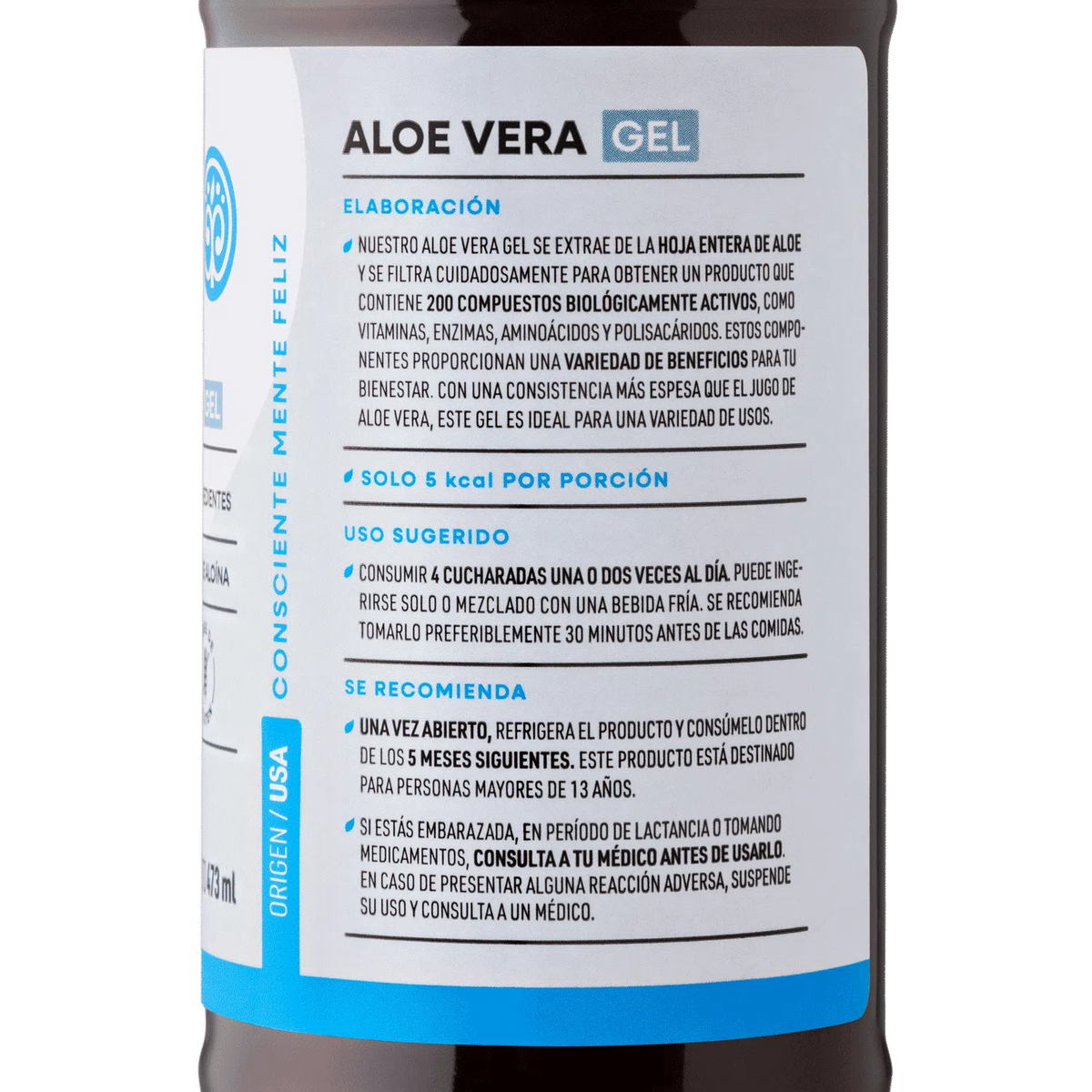 Manare- Aloe Vera Gel 473ml Natural