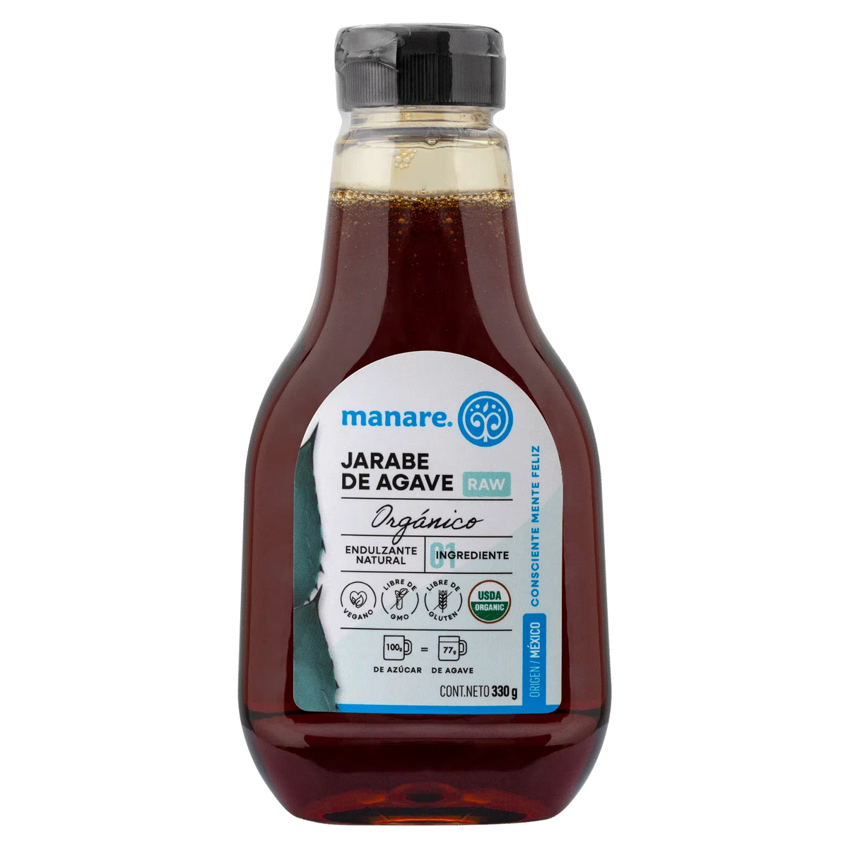 Manare- Jarabe De Agave Orgánico 330 G