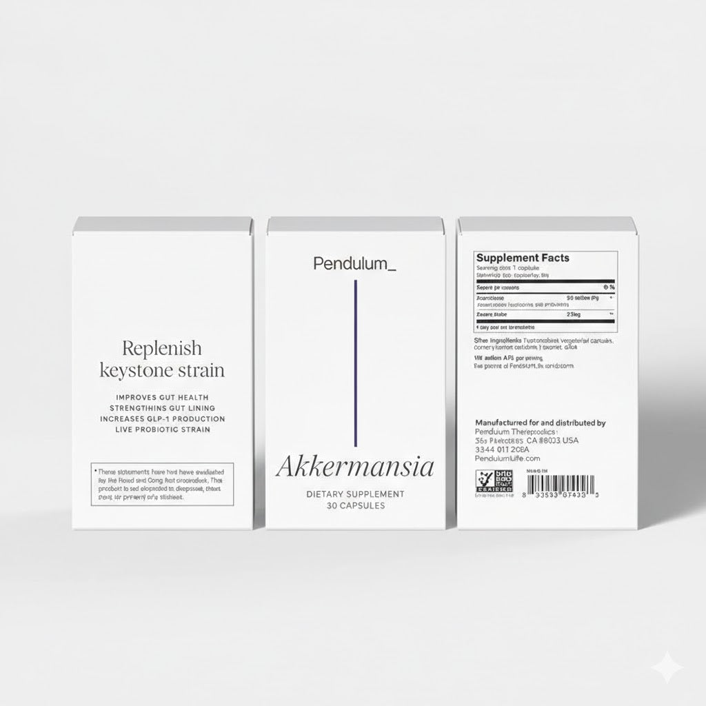 Pendulum - Akkermansia Probiótico Salud Intestinal | 30 Caps