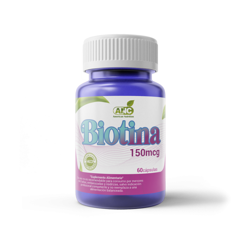 ANC- Biotina 150 Microgramos 60 Cápsulas