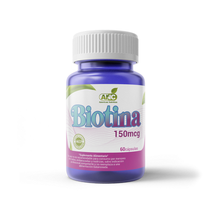 ANC- Biotina 150 Microgramos 60 Cápsulas