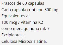 Fitomed- Kadox Vitamina K2 Menaquinona 60 Capsulas