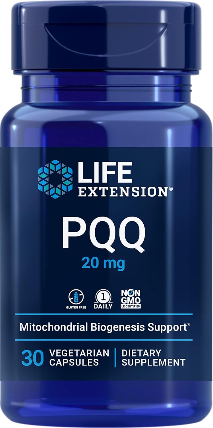 Pqq Pirroloquinolina Quinona Energía Celular Mitocondrias Natural