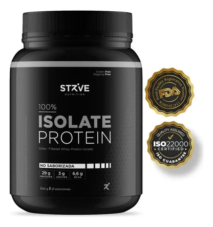 Strive  Nutrition- Proteina Aislada sin sabor 700 gramos